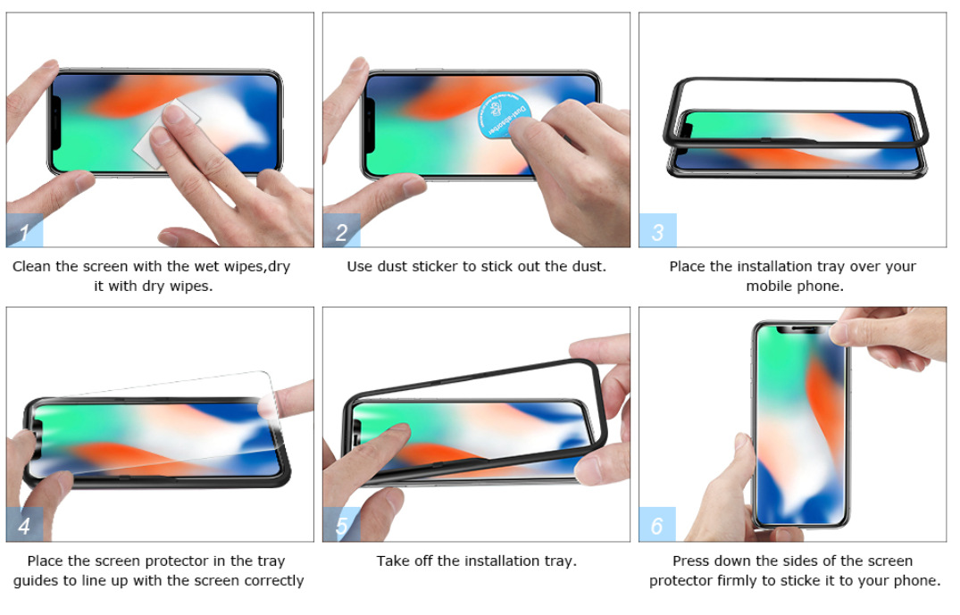Bakeey-for-iPhone-11-Series-Tempered-Glass-Screen-Protector-Auxiliary-Installation-Positioning-Frame-1776536-6